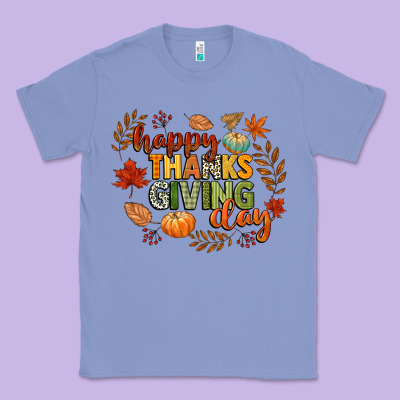 Happy Thanksgiving Day Classic Tee Designed By Cowgirlartshop