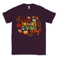 Plum happy thanksgiving day Classic Tee - CowGirlArtShop
