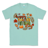 Seafoam happy thanksgiving day Classic Tee - CowGirlArtShop