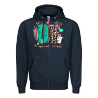 Navy ot occupational therapist Zipper Hoodie - AdoDesignShop