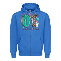 True Royal ot occupational therapist Zipper Hoodie - AdoDesignShop