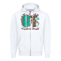 White ot occupational therapist Zipper Hoodie - AdoDesignShop