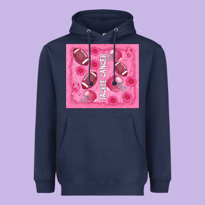 Tackle Cancer Heavyweight Hoodie Designed By Adodesignshop