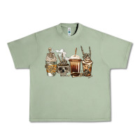 Oil Green skeleton coffee Urban Heavy Tee - Jasminsmagicworld