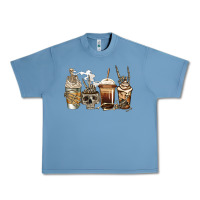 Pebble Blue skeleton coffee Urban Heavy Tee - Jasminsmagicworld