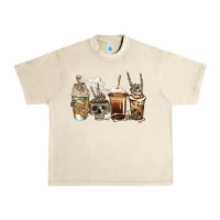 Sandshell skeleton coffee Urban Heavy Tee - Jasminsmagicworld