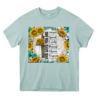 Arona god says you are with sunflower Heavy Core Tee - TumblerDesignByShophia