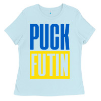 Baby Blue puck futin meme Ladies Tee - linhVisuals