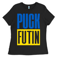 Black puck futin meme Ladies Tee - linhVisuals