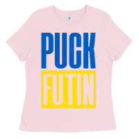 Bubblegum Pink puck futin meme Ladies Tee - linhVisuals
