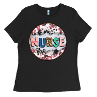 Black nurse coaster Ladies Tee - CowGirlArtShop