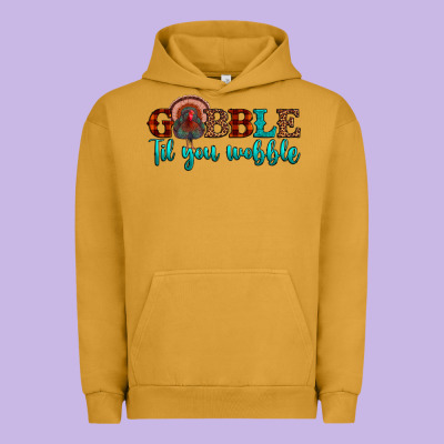Gobble Til You Wobble Urban Hoodie Designed By Jahusdesignshop