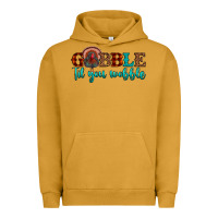 Pigment Peanut Butter gobble til you wobble Urban Hoodie - JahusDesignShop