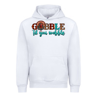 White gobble til you wobble Urban Hoodie - JahusDesignShop