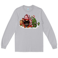 Moon Dust christmas gnome and tree Long Sleeve Tee - FaDigitalArtStudio