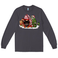 Smoke christmas gnome and tree Long Sleeve Tee - FaDigitalArtStudio