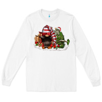 White christmas gnome and tree Long Sleeve Tee - FaDigitalArtStudio