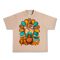 Burro Thanksgiving Cold Drink Frappe Urban Heavy Tee - FaDigitalArtStudio