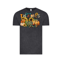 Vintage Black give thanks to the lord Vintage Tee - FaDigitalArtStudio