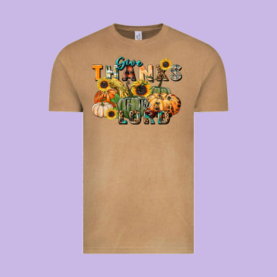 Give Thanks To The Lord Vintage Tee Designed By Fadigitalartstudio