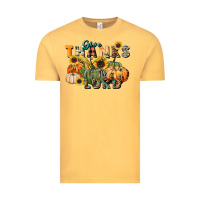 Vintage Mustard give thanks to the lord Vintage Tee - FaDigitalArtStudio