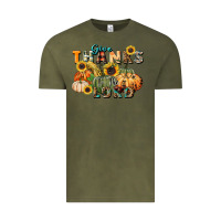 Vintage Olive give thanks to the lord Vintage Tee - FaDigitalArtStudio