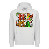 Dove Grey juneteenth leopard frame mama Mother's Day Premium Hoodie - LillyAllenDesigns