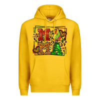 Lemon juneteenth leopard frame mama Mother's Day Premium Hoodie - LillyAllenDesigns