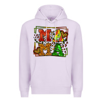 Lilac juneteenth leopard frame mama Mother's Day Premium Hoodie - LillyAllenDesigns