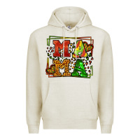 Oatmeal Heather juneteenth leopard frame mama Mother's Day Premium Hoodie - LillyAllenDesigns