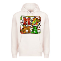 Pale Pink juneteenth leopard frame mama Mother's Day Premium Hoodie - LillyAllenDesigns
