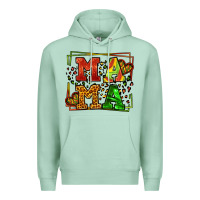 Seafoam juneteenth leopard frame mama Mother's Day Premium Hoodie - LillyAllenDesigns