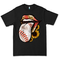 Black Baseball Tongue Premium Tee - Jasminsmagicworld