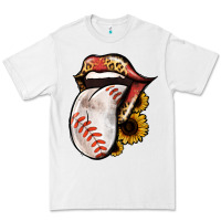 White Baseball Tongue Premium Tee - Jasminsmagicworld
