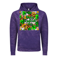 Cloud Purple Happy St. Patrick's Day pattern digital paper Vintage Hoodie - BundleAndBundleShop