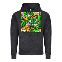 Vintage Black Happy St. Patrick's Day pattern digital paper Vintage Hoodie - BundleAndBundleShop