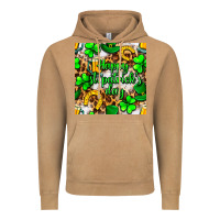 Vintage Camel Happy St. Patrick's Day pattern digital paper Vintage Hoodie - BundleAndBundleShop