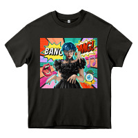 Asphalt pop art gothic girl Heavy Core Tee - TumblerDesignByShophia