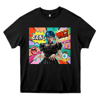Black pop art gothic girl Heavy Core Tee - TumblerDesignByShophia