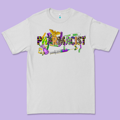 Mardi Gras Pharmacist Premium Tee Designed By Cowgirlartshop