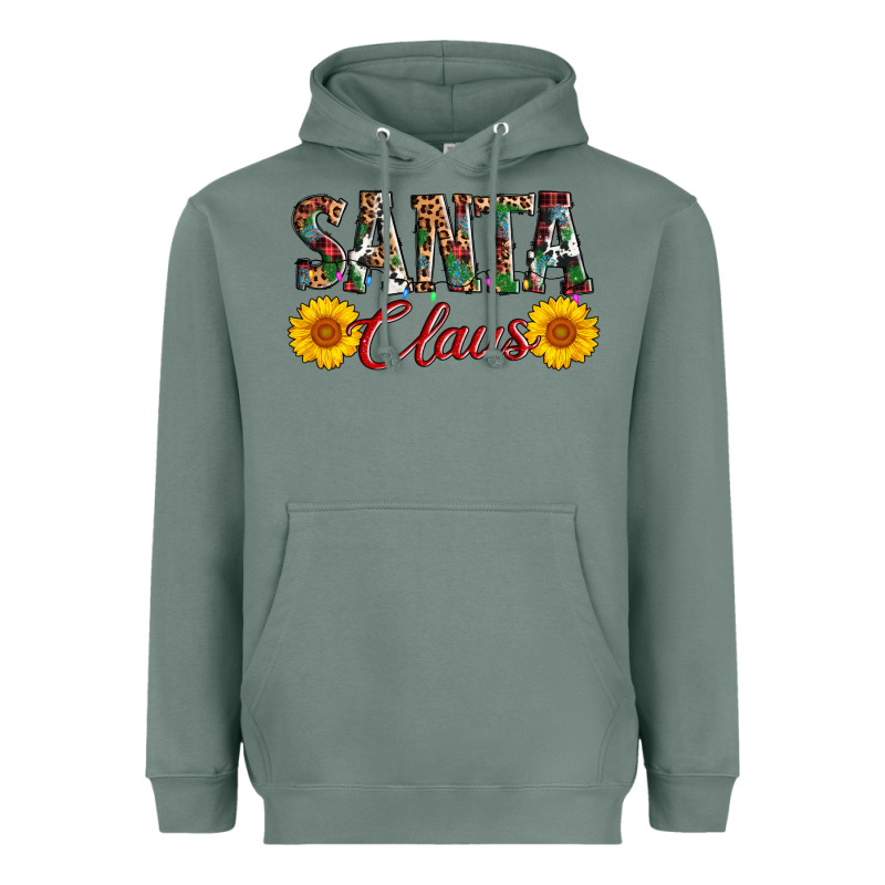 Santa Claus Heavyweight Hoodie by AdoDesignShop | Teevron