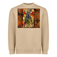 Mushroom first in last out firefighter Heavyweight Sweatshirt - AdoDesignShop