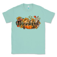 Seafoam thankful Classic Tee - CowGirlArtShop