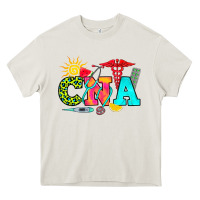 Cream cna summer Heavy Core Tee - RanaPortraitStore