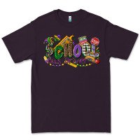 Plum school bus driver mardi gras Premium Tee - CowGirlArtShop