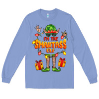 Colony Blue im the smartass elf Long Sleeve Tee - FaDigitalArtStudio
