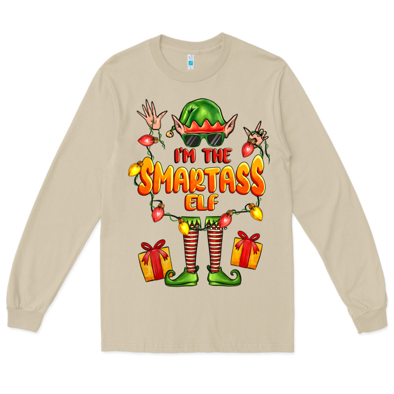 Im The Smartass Elf Long Sleeve Tee by FaDigitalArtStudio | Teevron