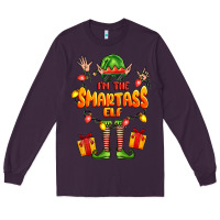 Plum im the smartass elf Long Sleeve Tee - FaDigitalArtStudio
