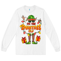 White im the smartass elf Long Sleeve Tee - FaDigitalArtStudio