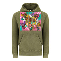 Vintage Olive Easter Bunnies And Egg Tumbler Vintage Hoodie - BundleAndBundleShop